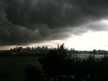 Storm Clouds Roll Into NYC