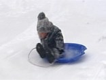 NYC Kids Get Rare Snow Day