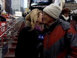 Monica Gets a Holiday Smooch