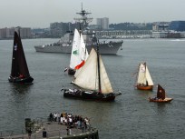 Ships Swarm Hudson for 400th Anniversary