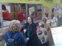 Today: Cusack Works the Cupcake Stop Truck