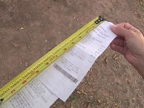 Receipts: Long and Getting L-o-n-g-e-r