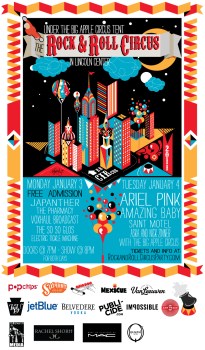 Mon. & Tues: Rock & Roll Circus Puts Japanther, Ariel Pink Under Big Top