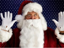 Ho No! Strong Wind Stops Santa's Parachute Plunge