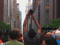 "Manhattanhenge" Gets Clouded Out