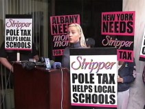 Strippers Call for New York "Pole" Tax