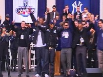 Jay-Z Rocks Yanks at City Hall Ceremony