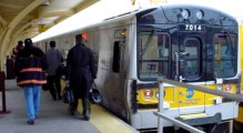 LIRR train LIRR Suspending Service to East End as Earl Approaches