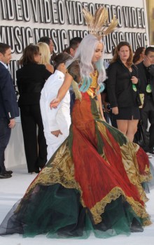 Lady Gaga Wears McQueen to the VMAs
