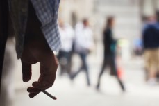 Magician Sets Cigarette Eating Record