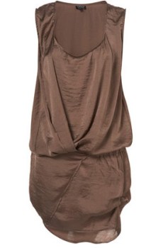  Shimmery Cowl Dress