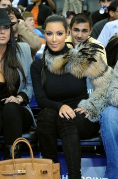 Tragically Hip: Kim Kardashian Wears a Grizzly Bear On Her Arm