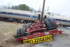 Dramatic Photos: Amtrak Strikes Truck, Derails in N.C.