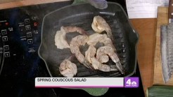 Grilled Shrimp Cous Cous Salad