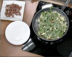 Mitchel London's Pasta with Homemade Tomatoes and Prosciutto