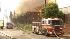 Third Major Fire Burns in Camden