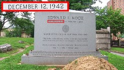 Oops: Ed Koch Tombstone Has Wrong Birth Date