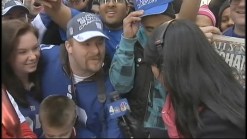 Family Treks from Pennsylvania for Giants Parade