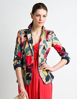 DKNY Garden Print Jacket