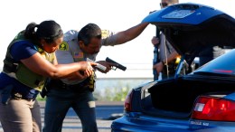 Tense Big Bear Scene