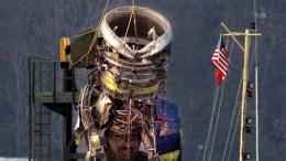 Plane Engine Hoisted From Hudson River