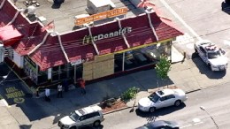 Car Pins, Kills Woman at McDonald's