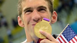 Phelps Talks Winning Record Medal