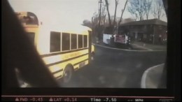 Dashcam Video Captures Violent Bus Crash