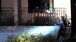 Balcony-to-Balcony Standoff After Hotel Fire