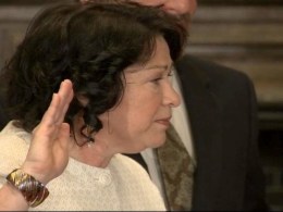 Sonia Sotomayor Takes the Oath