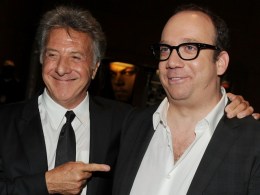 Giamatti Bonds With "Barney's Version" Co-Star Dustin Hoffman