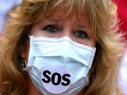Swine Flu Mask SOS