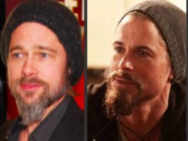 Behold Lowe! Rob Channels Brad Pitt on "Californication"