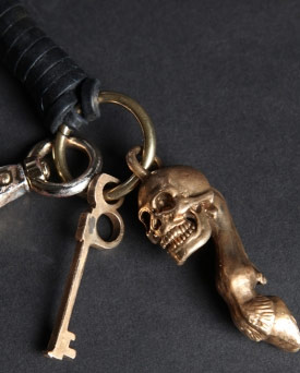 Skull & Hoof Key Ring