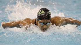 BK Swimmer Helps Coughlin Win Bronze