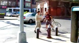 Violent Bike Lock Attack in the LES Caught on Tape