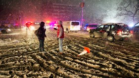 Nor'easter Whips Storm-Damaged Tri-State