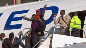 Super Bowl Champs Touch Down at Home