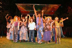 "Hair" played Central Park during Shakespeare in the Park during the summeer of 2008.