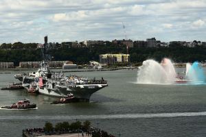 The USS Intrepid aircraft carrier will reopen as a museum on November 8.