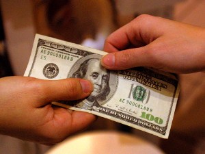 An Alabama church handed cash to parishoners with the instruction for them to use it on others.