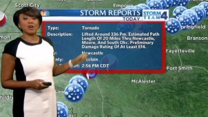 Janice Huff's evening forecast for Monday, May 20.