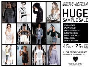 This Weekend: Brooklyn Royalty & Co. Indie Label Sample Sale