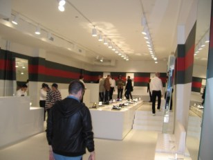 Gucci Finally Opens, Few Notice