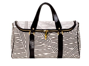 Henri Bendel’s Striped Duffel