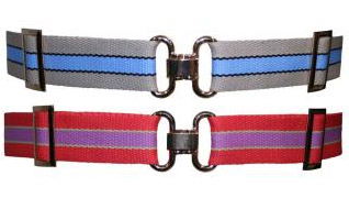 Striped Webbing Belts