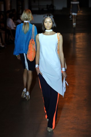 Striped Tuxedo Trousers on the Spring Catwalks