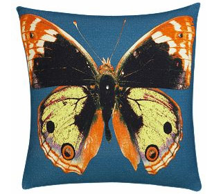 Butterfly Pop-Art Pillow