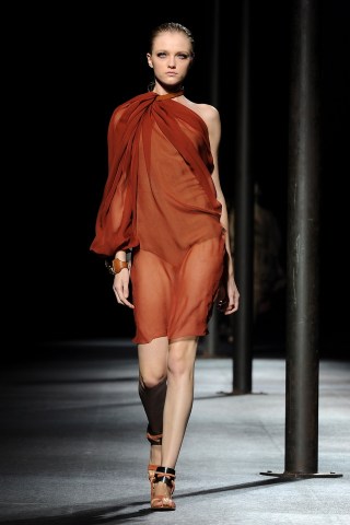 Daring Drape and Ruching Techniques on the Runway