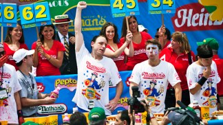 Nathan's Coney Island Hot Dog Eating Contest 2011